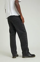 Pacsun Black Baggy Studded Jeans