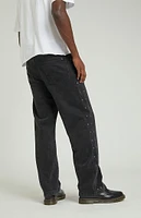 PacSun Black Baggy Studded Jeans