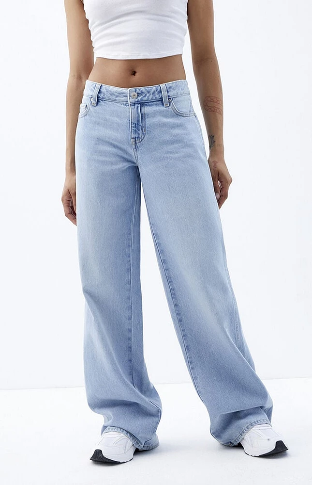 PacSun Casey Indigo Low Rise Baggy Jeans