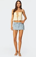Edikted Loula Tie Front Tank Top