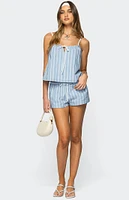 Edikted Birkley Striped Babydoll Top
