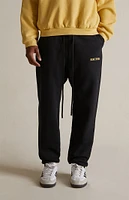 Fear of God Essentials Black Heavy Fleece Sweatpants