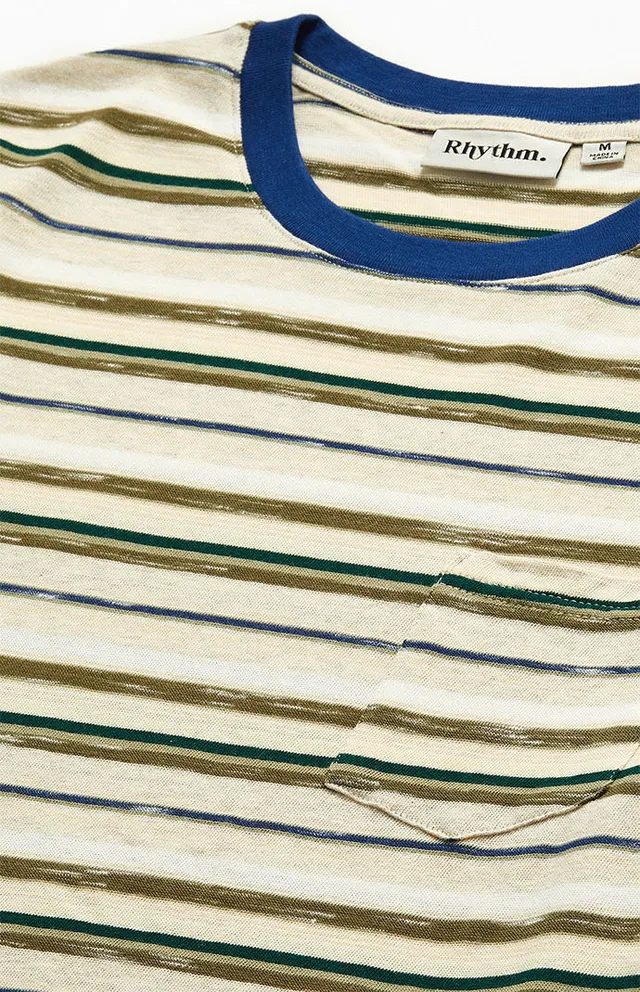 Pacsun Men's Sunset Stripe Vintage T-Shirt