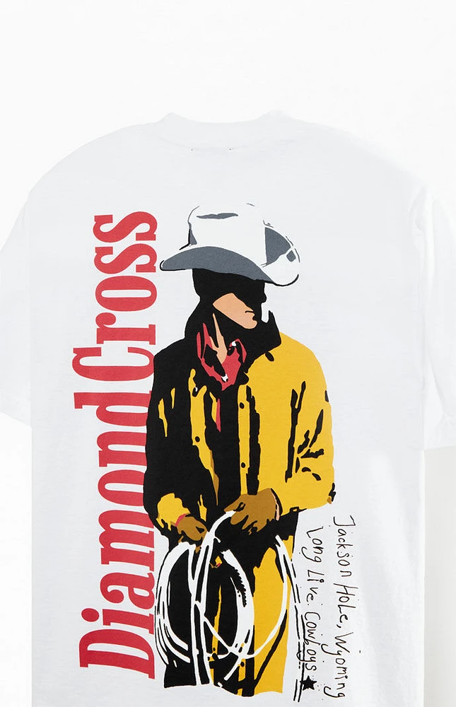 Diamond Cross Ranch Cowboy Cool T-Shirt