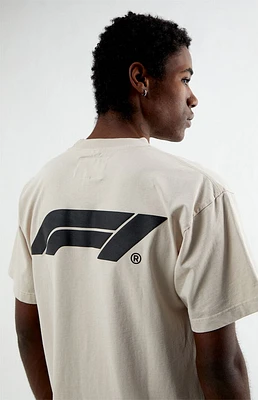 Formula 1 x PacSun Tan Logo T-Shirt