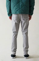 Eco High Stretch Gray Stacked Skinny Jeans