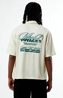 PacSun Vibes & Voyage Embroidered Oversized Resort Camp Shirt