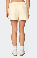 Edikted Orchid Babe Sweat Shorts