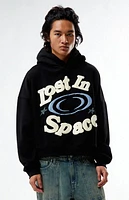 Pacsun Lost Space Puff Graphic Cropped Hoodie