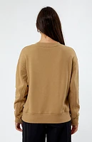 Puma Beige Infuse Crew Neck Sweatshirt