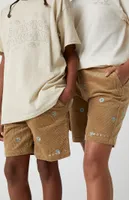 PacSun Kids Corduroy Printed Volley Shorts