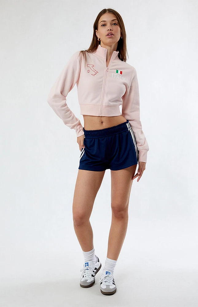 PacSun Italy High Neck Zip Up Track Jacket