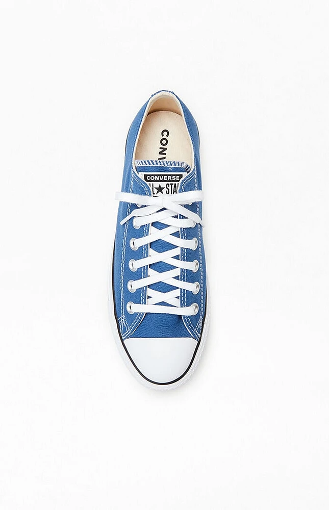 Converse Women's Blue Chuck Taylor All Star Lift Low Top Sneakers
