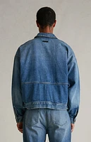Fear of God Essentials Classic Blue Denim Trucker Jacket