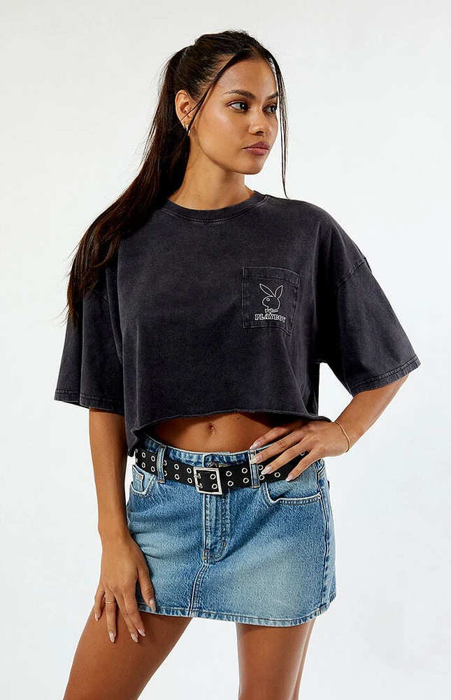 Playboy By PacSun Boxy Cropped T-Shirt