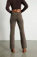 PacSun Brown High Waisted Bootcut Jeans