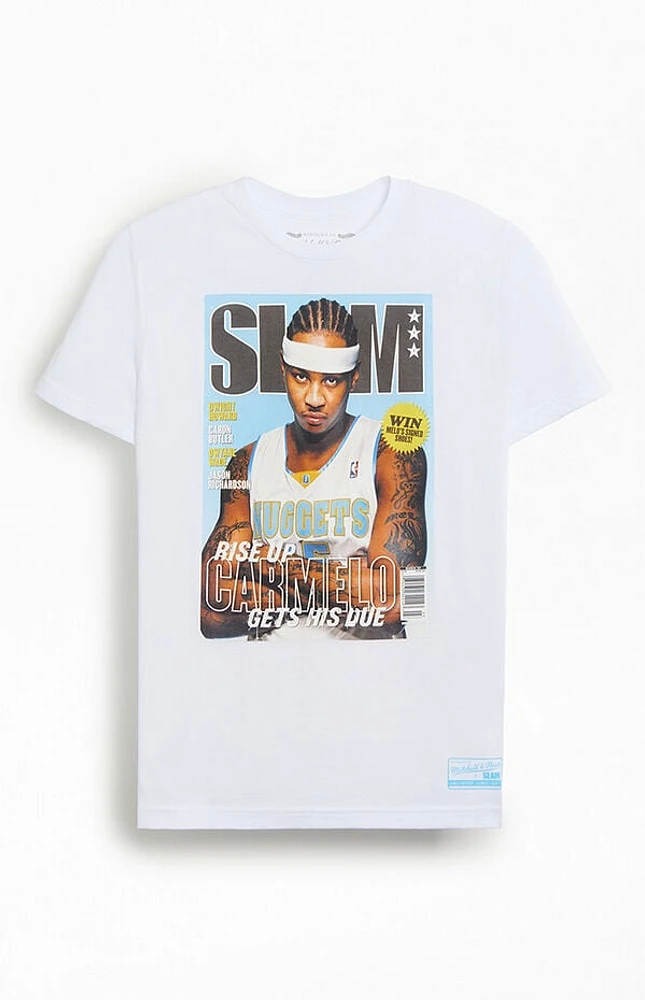 Mitchell & Ness Slam Cover Denver Nuggets Carmelo Anthony T-Shirt