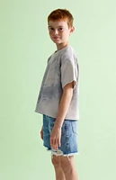 PacSun Kids Cloudy Dyed Boxy T-Shirt