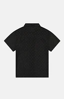 WeSC America Inc Black Mesh Camp Shirt