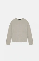 Fear of God Essentials Kids Seal Raw Neck Sweater