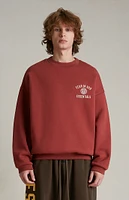 Fear of God Essentials Crimson Fleece Crew Neck Sweatshirt