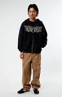 RODMAN BRAND Starscript Full Zip Hoodie