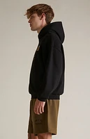 Fear of God Essentials Black Fleece Hoodie