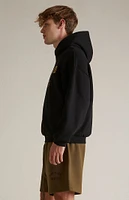 Fear of God Essentials Black Fleece Hoodie