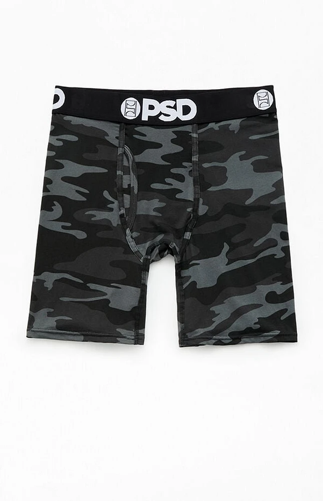 PSD Underwear Night Black Camo Boxer Briefs