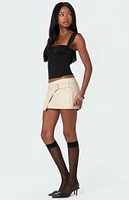 Edikted Belted Mini Wrap Skirt