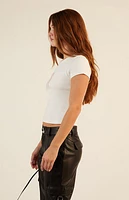 PS / LA Bow Beaded Skimmer T-Shirt