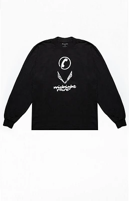 Midnight Rave Techno All Nighter Long Sleeve T-Shirt