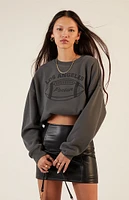 PacSun LA Football Crew Neck Sweatshirt