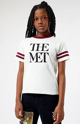 The Met x PacSun Kids Basic Varsity Stripe T-Shirt