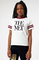 The Met x PacSun Kids Basic Varsity Stripe T-Shirt