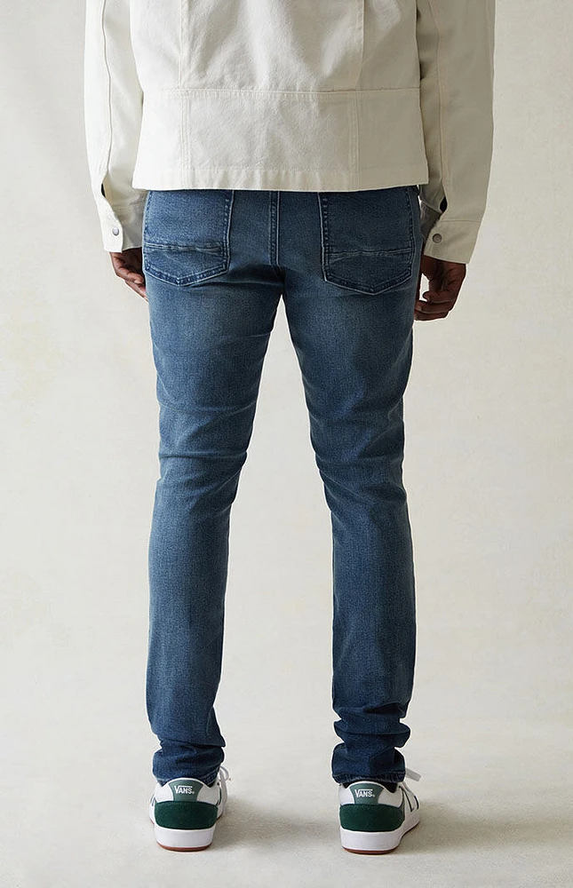 PacSun Eco High Stretch Indigo Stacked Skinny Jeans