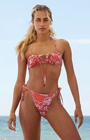 Loverbird Floral Rosie Tie Side Bikini Bottom