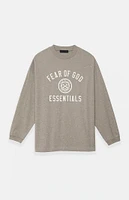 Fear of God Essentials Heather Grey University Long Sleeve T-Shirt