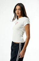 Tommy Jeans Slim Varsity Ribbed T-Shirt