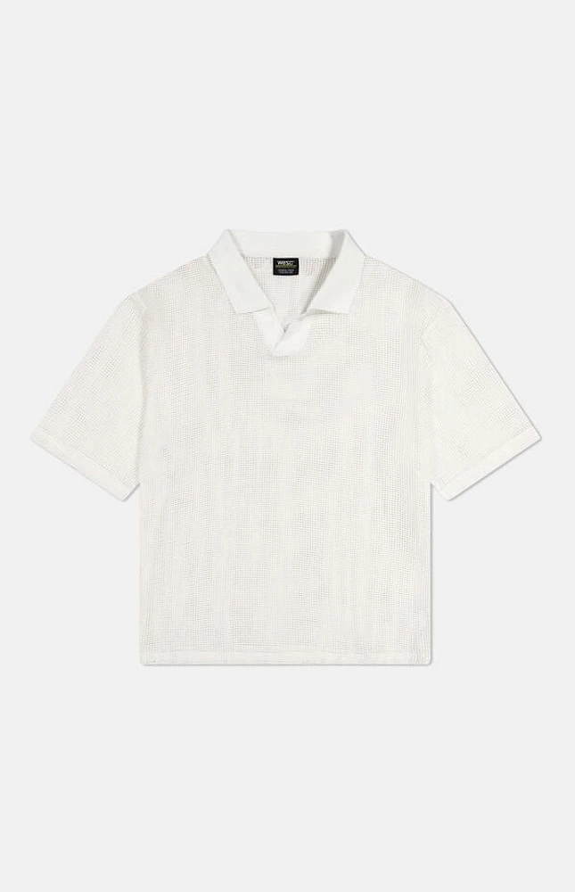 WeSC America Inc Johnny Mesh Collar Pullover Shirt