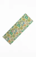 Green Flowers Yoga Mat