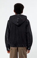 PacSun Kids Black Hooded Jacket