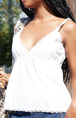 John Galt Woven Tank Top