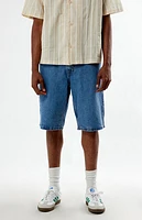 Levi's Medium Indigo 469 Loose Fit Denim Shorts