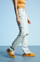 PacSun Eco Gray Ripped '90s Boyfriend Jeans