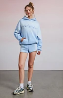Third Charm Butterflies Embroidered Pullover Hoodie
