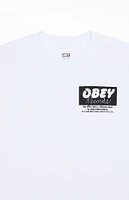 Obey Records Buy Sell Trade Heavyweight Boxy T-Shirt