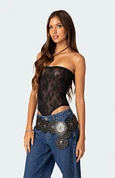 Edikted Alina Sheer Lace Bodysuit