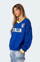 Italy Oversized Sweatshirt