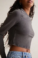 Brenn Long Sleeve Crop Top